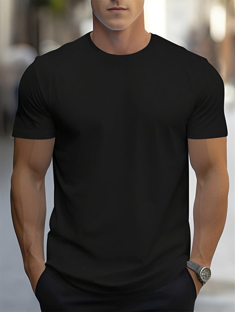 Herren Kurzarm T-Shirt Lässig Marvin