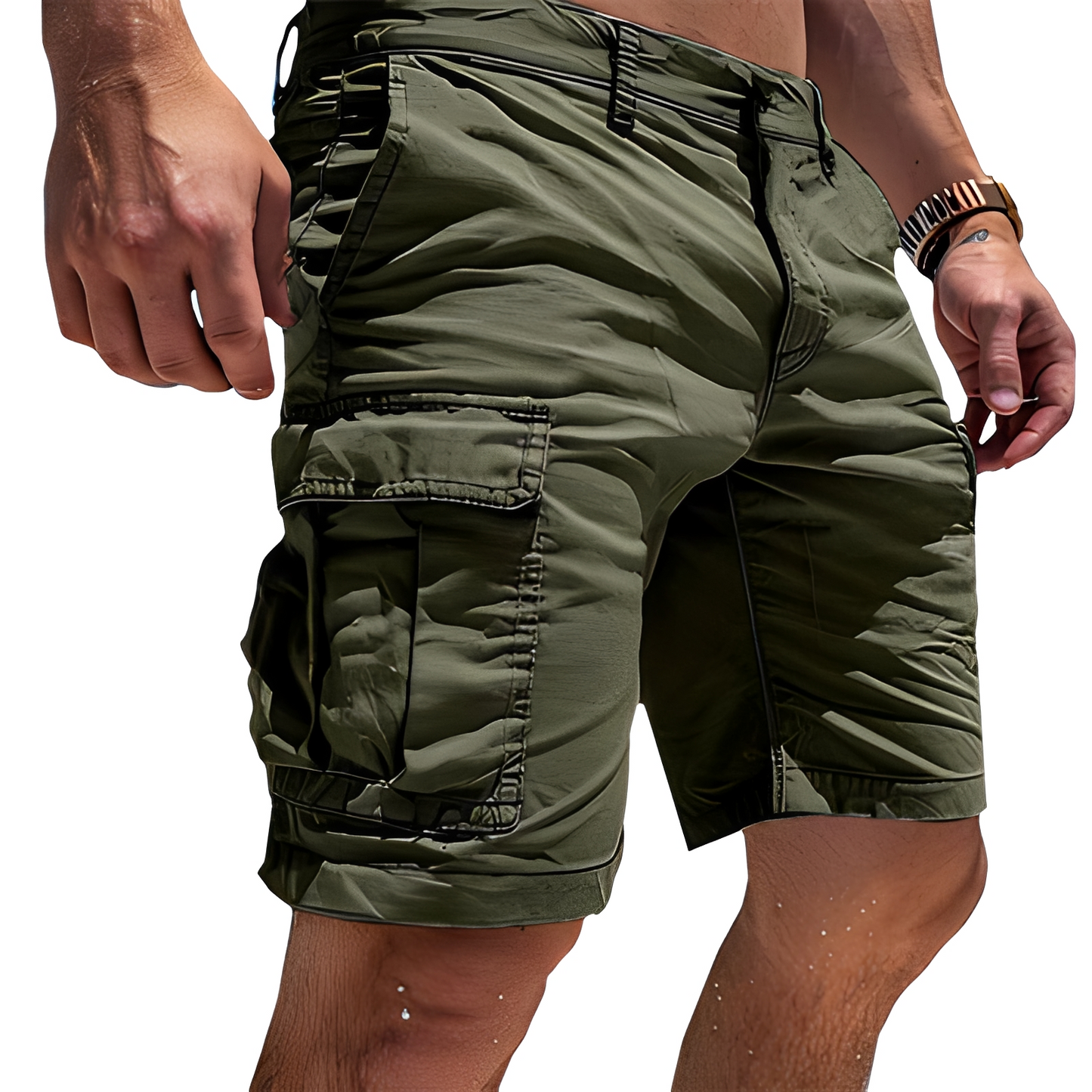 Jandy Herren Cargo-Hose Kurz atmungsaktiv Bequem