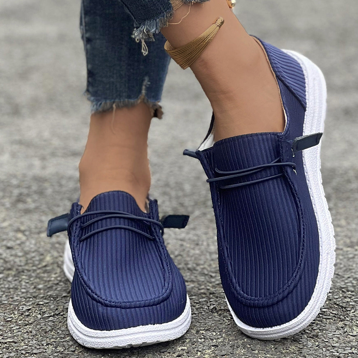 Elegante Damen Slipper Flach