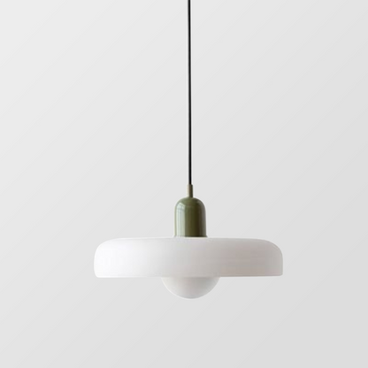 Bauhaus Pendelleuchte Farbiges Glas