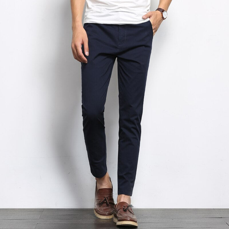 Norvielle Herren Chinos Modern Modisch Beige