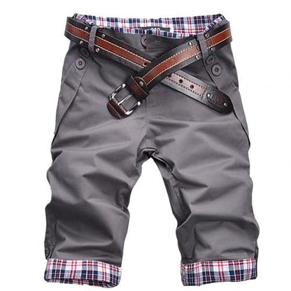 Heidi Damen Shorts Gürtel Karomuster