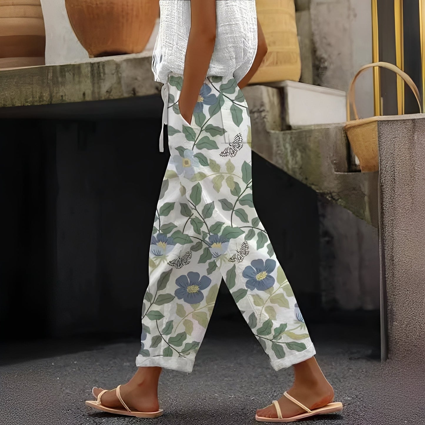Damenhose mit Taschen Stilvoll