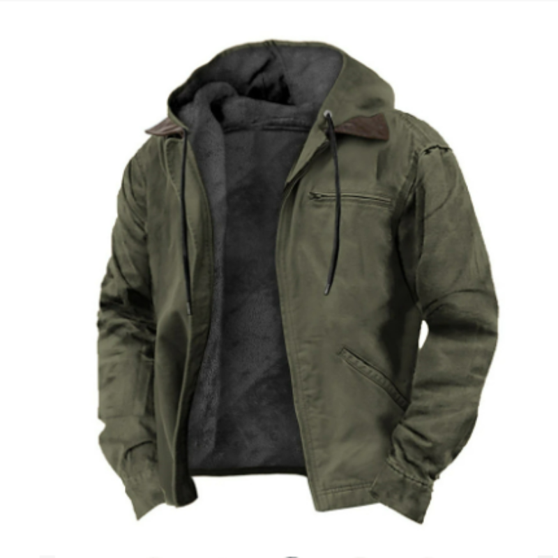 Herren Jacke Kapuzenform Übergangszeit