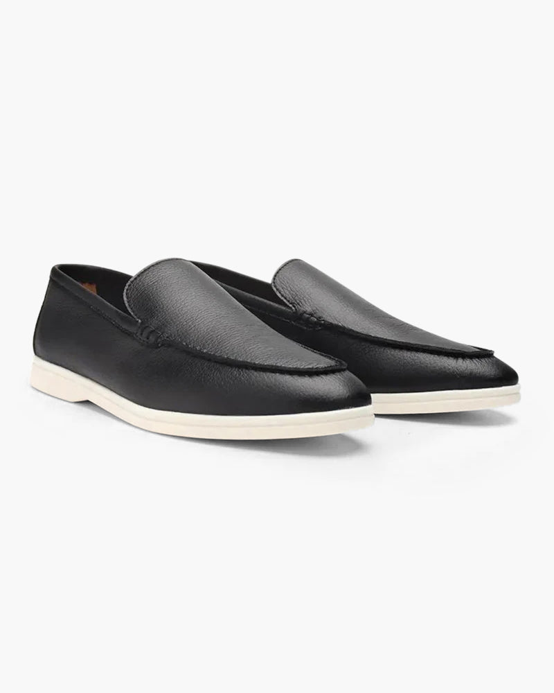 Herren Leder Loafer aus Rindleder Vintage Optik