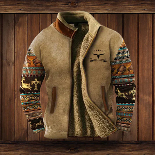 Herren Outdoor-Fleecemantel Trendig - Norvielle