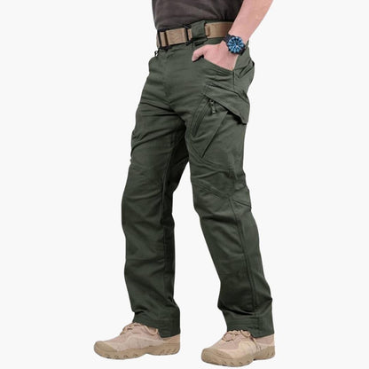 Herren Dehnbare Cargohose Lang