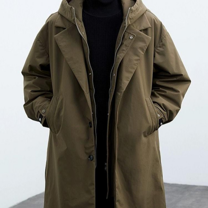 Wasserdichte Windjacke mit Kapuze