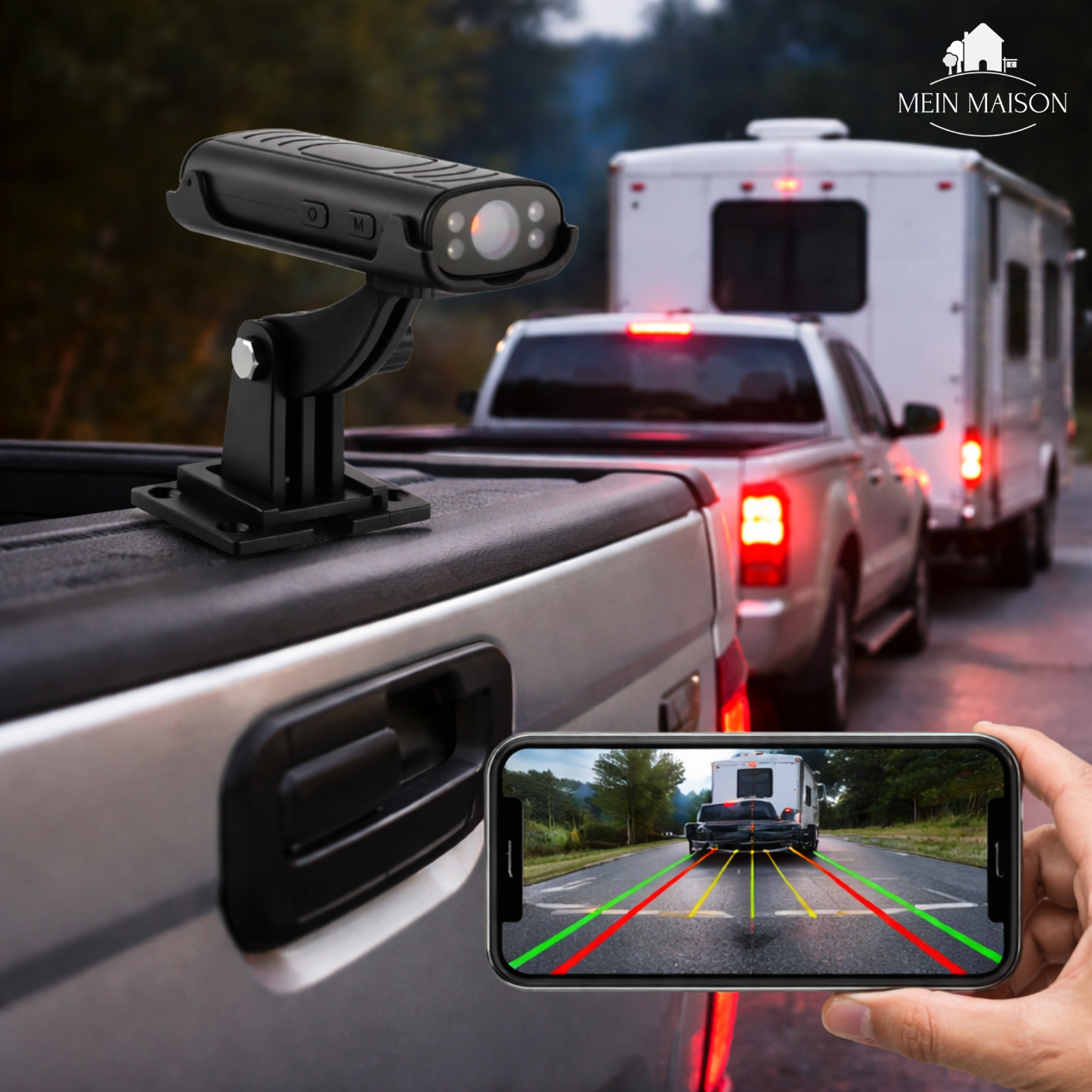 Rückfahrwarner Totwinkelassistent für sicheres Rückwärtsfahren