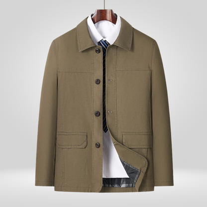 Herrenjacke Lockere Passform Entspannter Schnitt