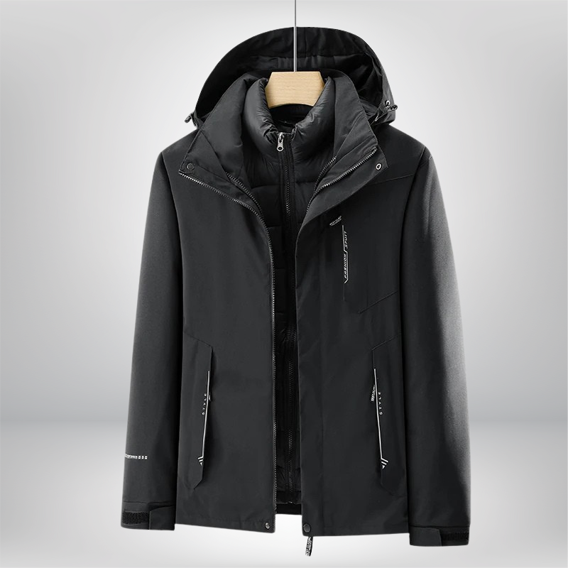 Damen Mehrlagige Skijacke Winterjacke