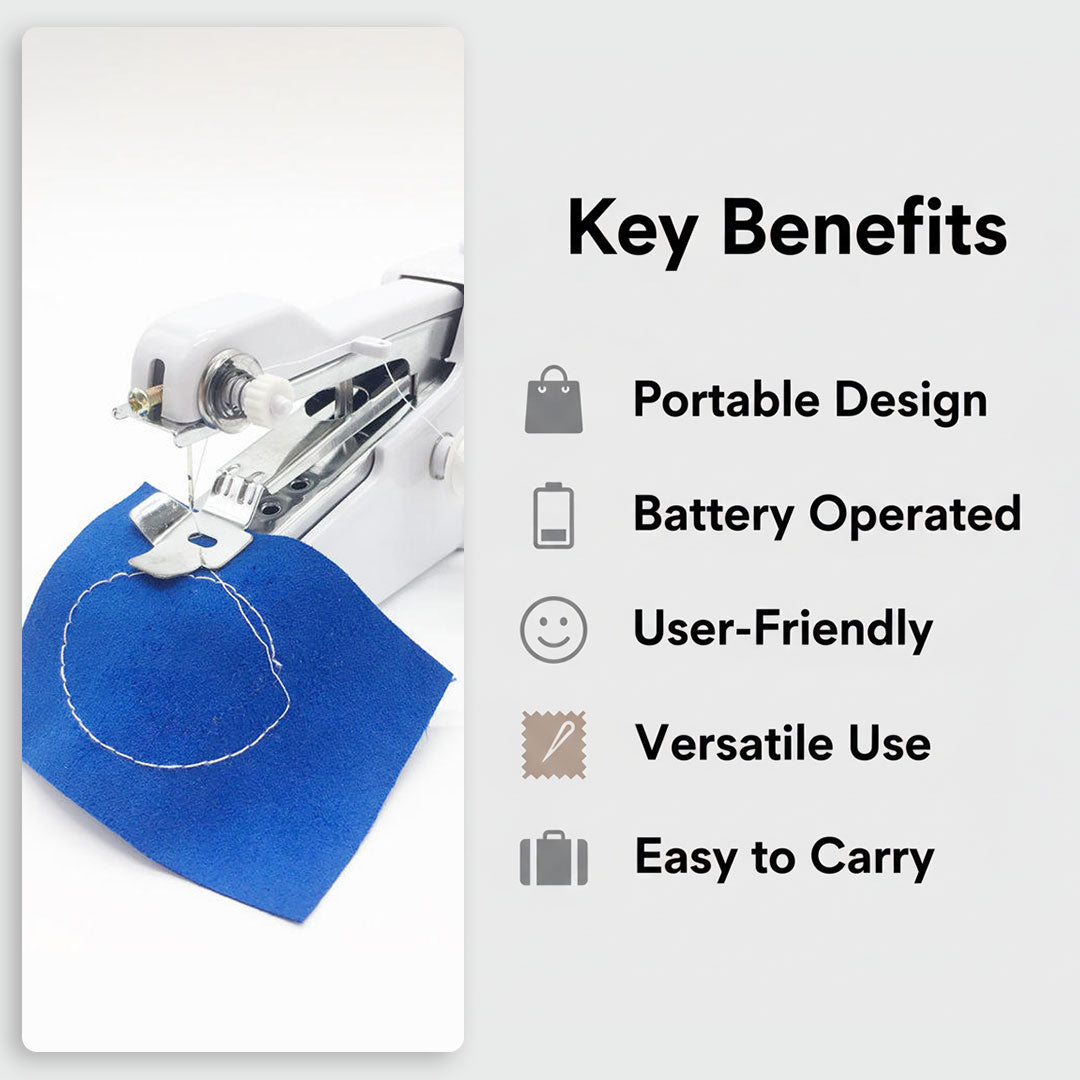 Tragbare Nähmaschine Kompakt Handheld Design