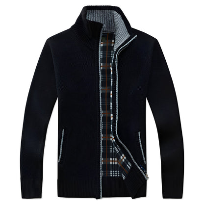 Norvielle Herren Freizeitjacke Fleece-Innenausstattung