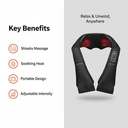 Shiatsu Nacken- und Schultermassager Beheizt