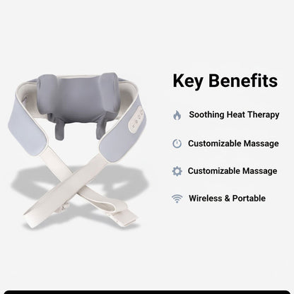 Nacken- und Schultermassager Wärmetherapie Verstellbar