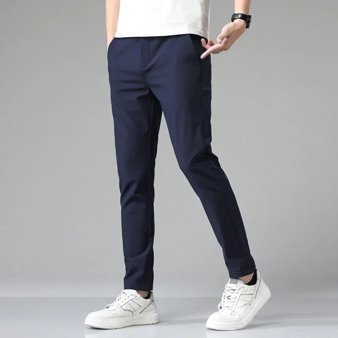Herren Chino Hose Schmal Slim Fit Beige