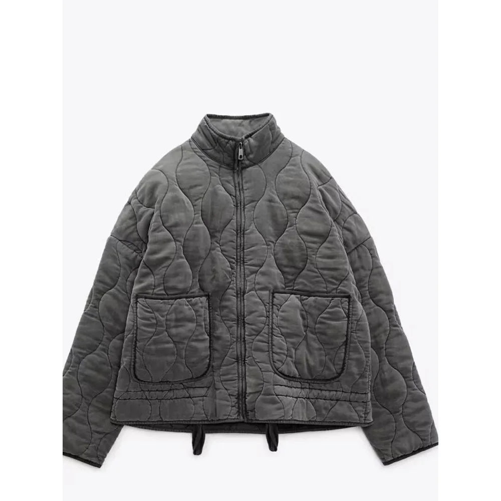 Norvielle Damen Winterjacke Elegant für Kalte Tage