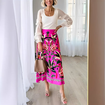Chanie Damen Blumenkleid Stilvoll