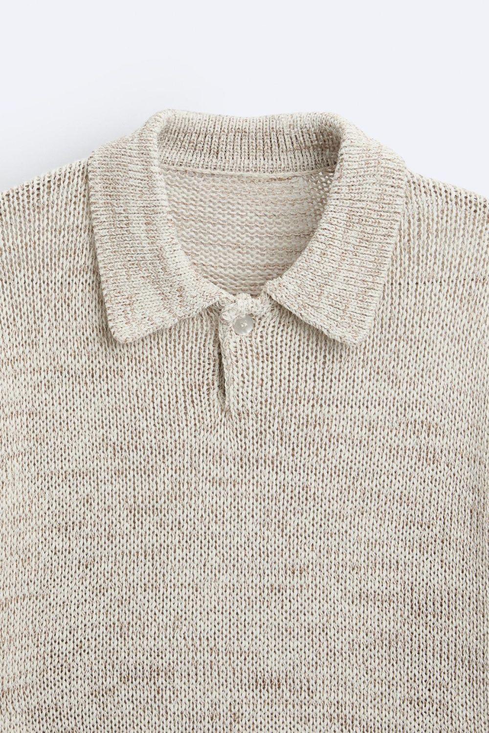 Lässiges Herren Strickpolo Vintage-Look