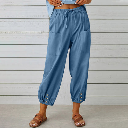 Norvielle Damen Bequeme Hosen Lässig