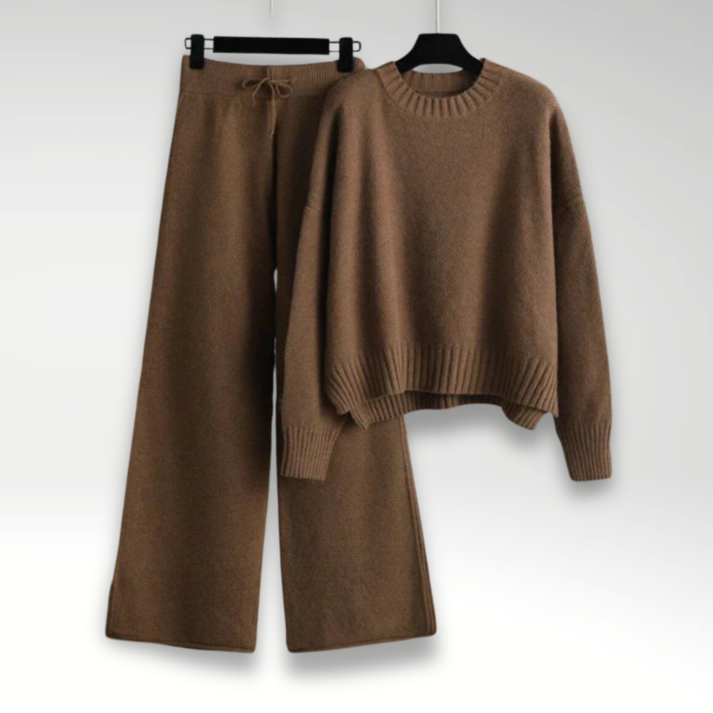 Norvielle Damen Tricot-Set mit Kordelzug