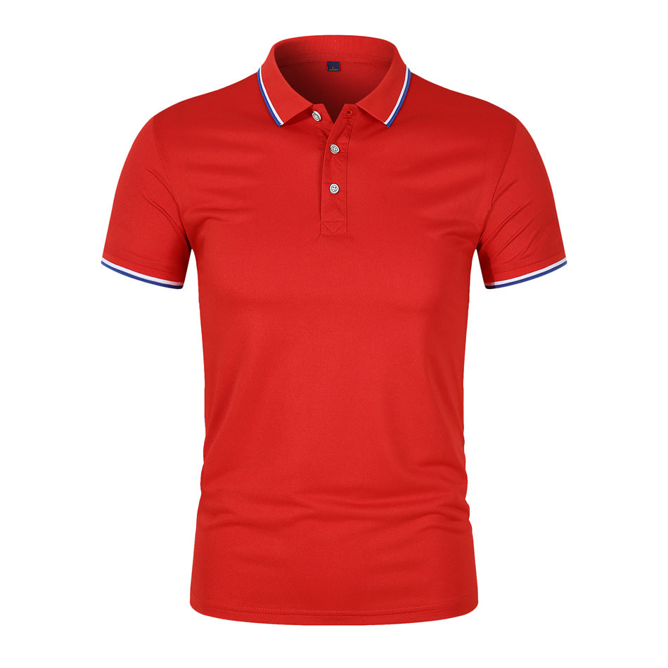 Herren Slim-Fit Poloshirt Kurzarm Baumwolle Weiß - Norvielle
