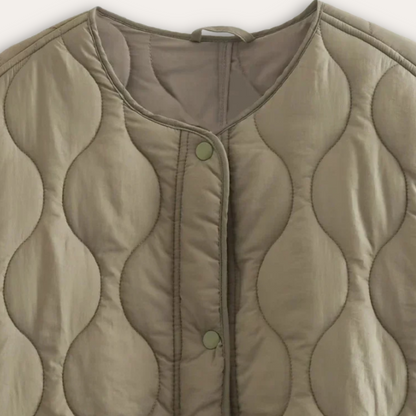 Damen Steppjacke Klassisch Schwarz - Norvielle