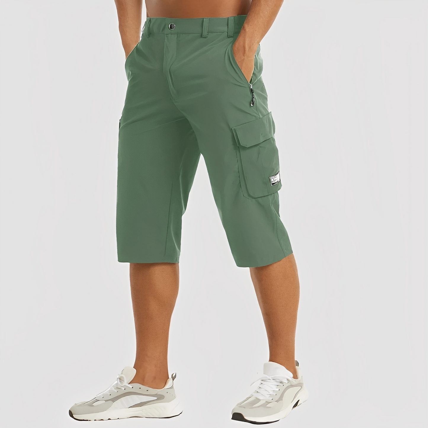 Dehnbarer Herren Cargo-Hose Elastisch