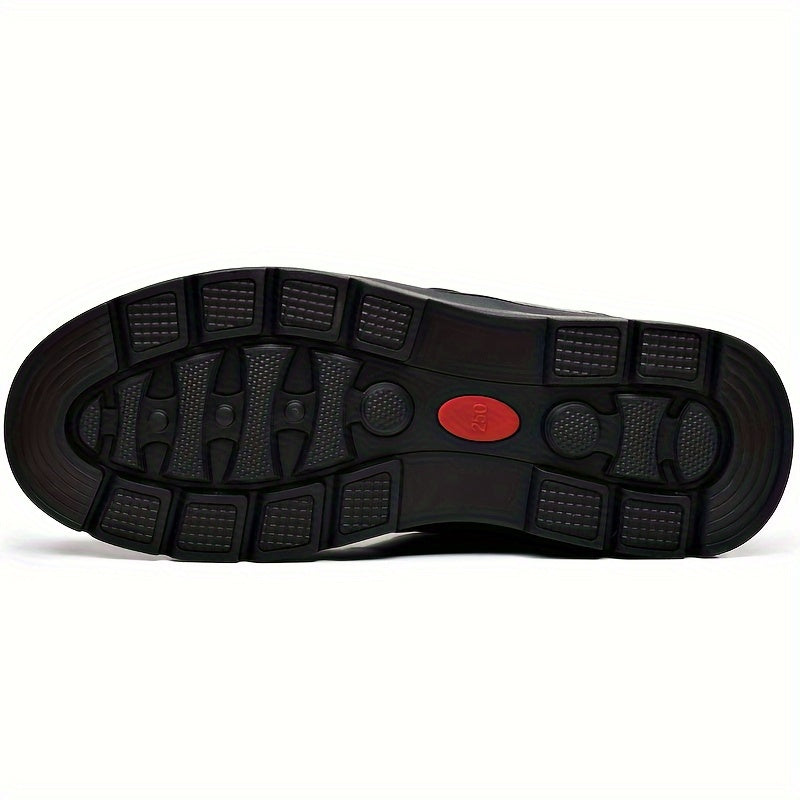 Herren Business Winterschuhe High- Leder Schnürung