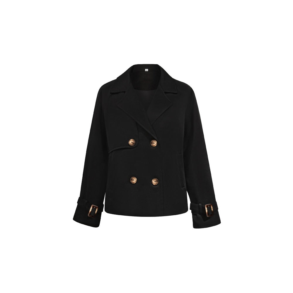 Giovanna Damen Doppelreiher Kurzjacke Mantel