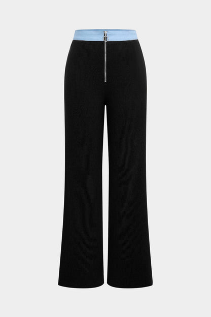 Damen Zweiteiler-Set Hemd Wide-Leg-Hose Modern