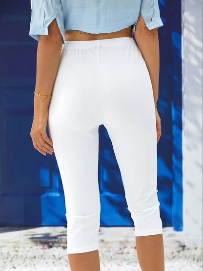 Damen Leggings Bequem Elastisch