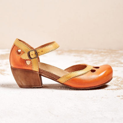 Damen Sandale Hochhackig Sommer Absatzschuhe