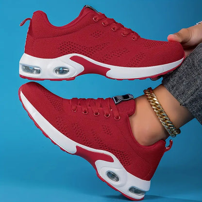 Norvielle Damen Luftkissen Sneaker Komfortabel Weich
