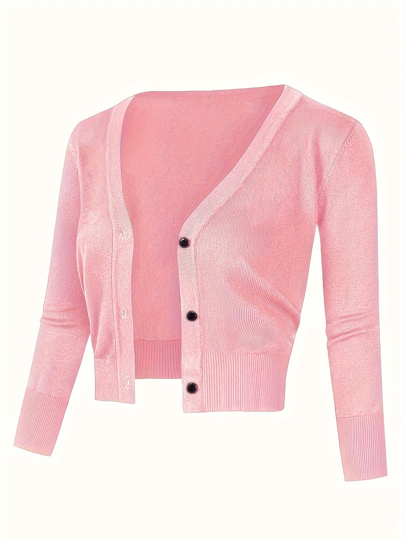 Norvielle Damen Bolerojacke Knopfverschluss