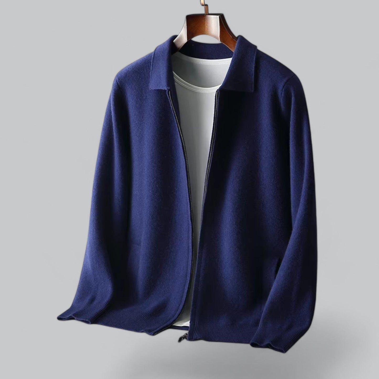 Norvielle Herren Reißverschlussjacke Bequem