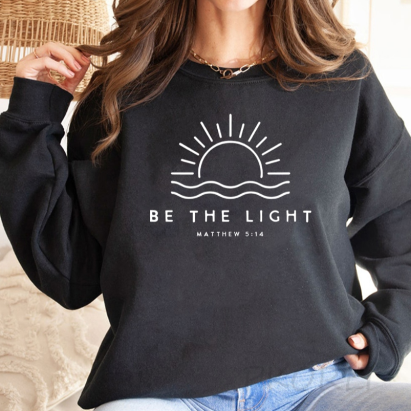 Norvielle Damen Pullover Be The Light