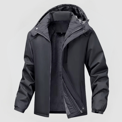 Steffen Damen- oder Herren-Wasserdichte Jacke Fleece-Futter