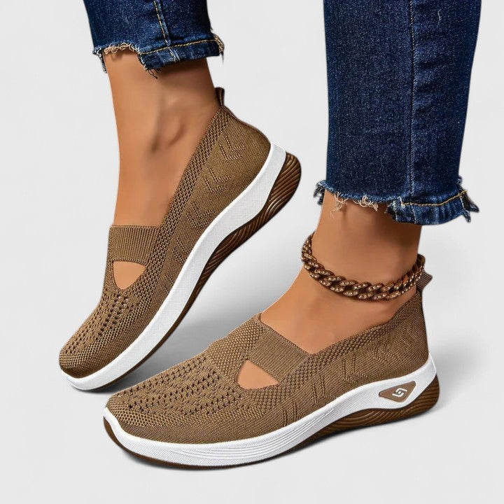 Damen Slip-On Sneaker Atmungsaktives Mesh
