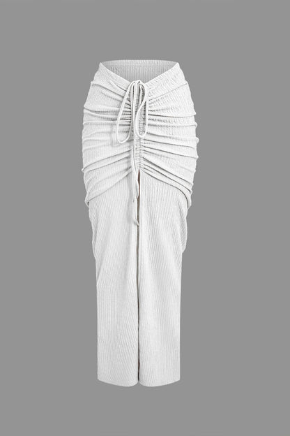 Damen Zweiteiliges Set Raffung