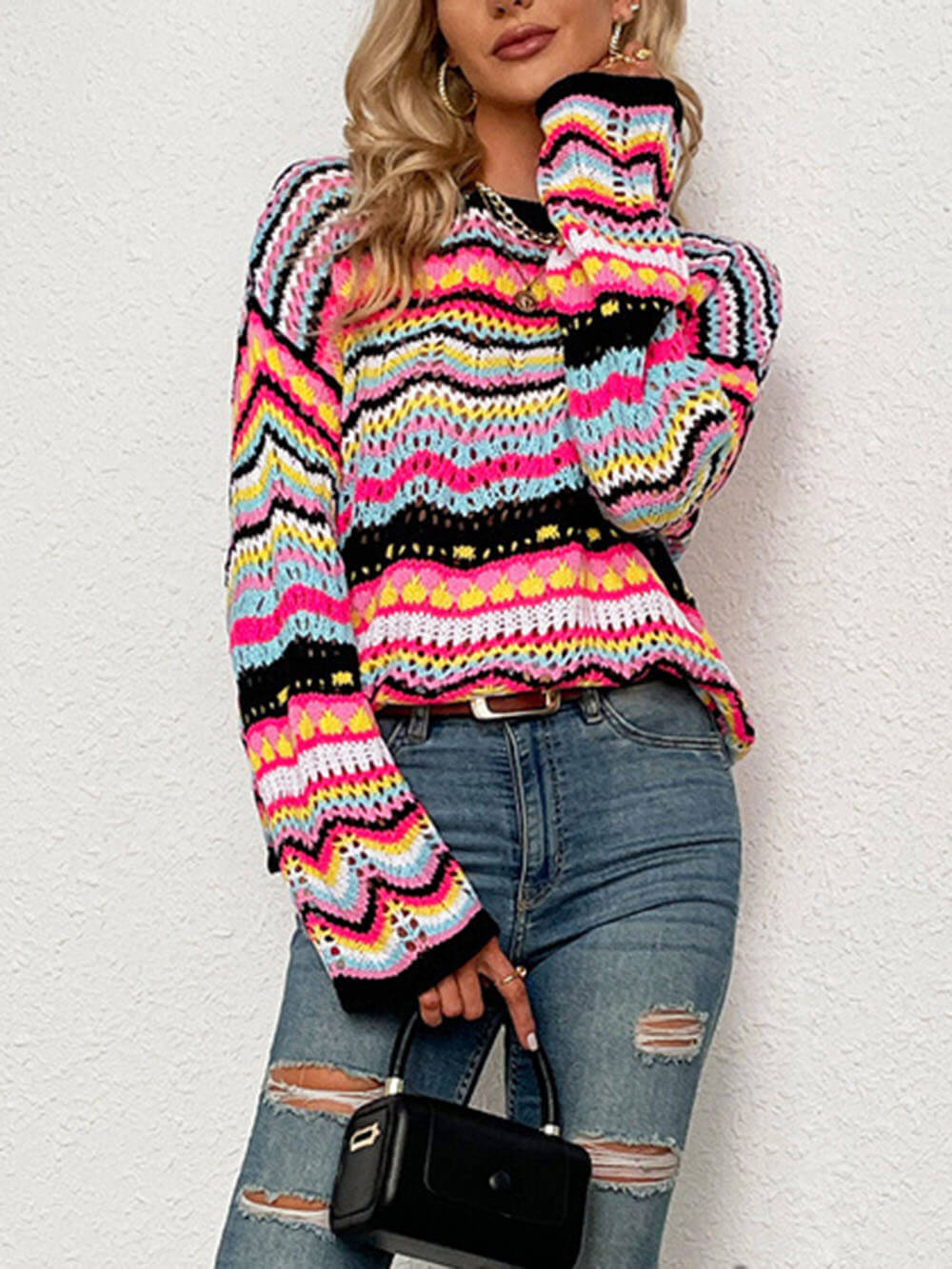 Wochenend-Pullover Langarm
