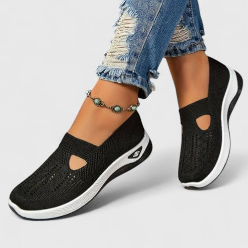 Damen Slip-On Sneaker Atmungsaktives Mesh