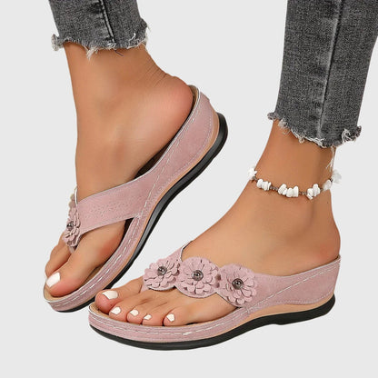 Damen Slip-On Sandalen Lässig