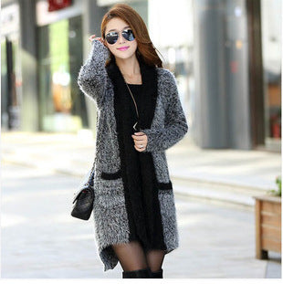 Damen Cardigan Flauschig Lässig Mit Taschen Norvielle