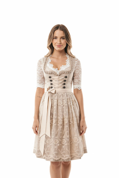 Traditionelles Deutsches Damen Dirndlkleid mit Schnürmieder und - Norvielle