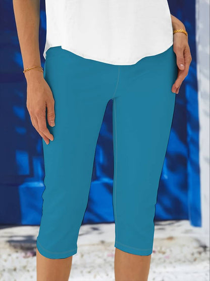Damen Leggings Bequem Elastisch