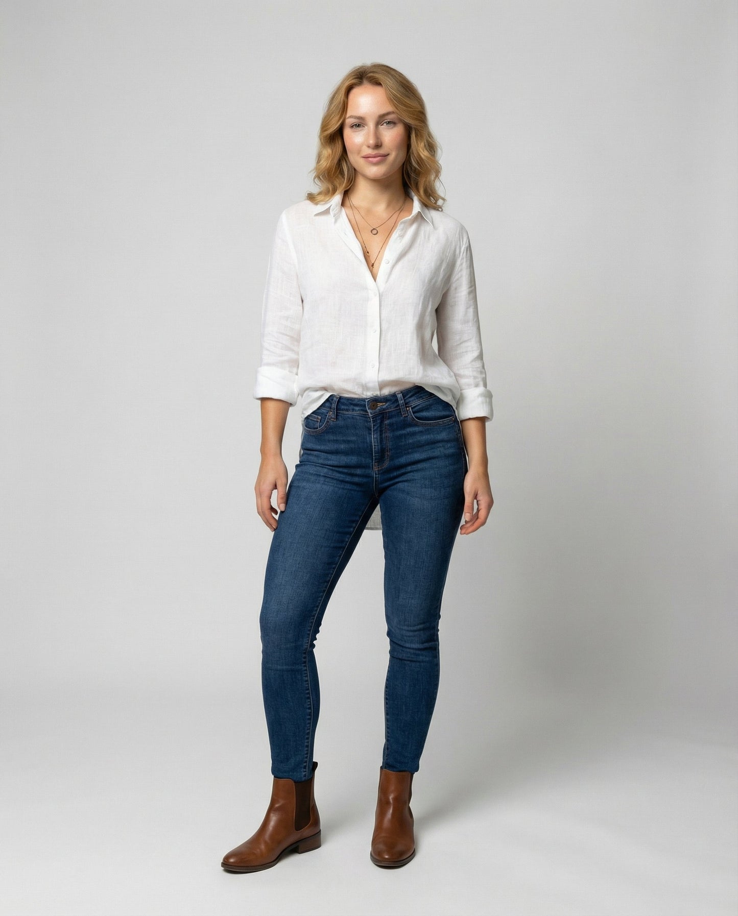 Damenbluse Elegant aus Baumwolle für den Alltag