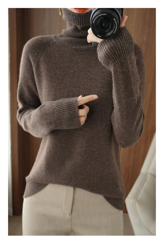 Norvielle Damen Strickpullover Kuschelig