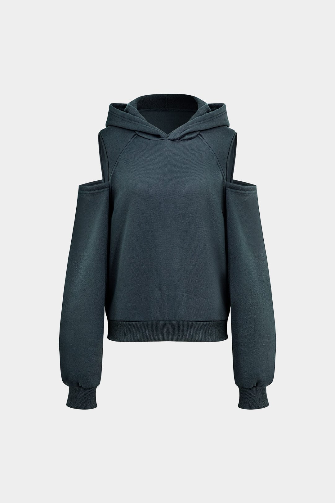 Damen Hoodie-Set Sportlich Cut-Outs