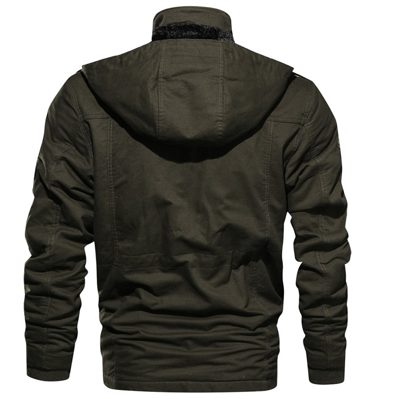 Eleganter Herren Mantel Kommandanten Stil